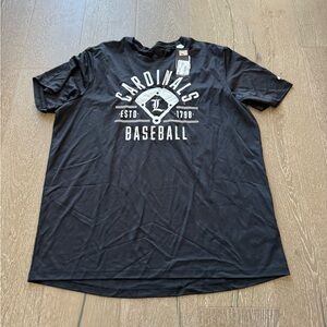 Adidas cardinal baseball tee